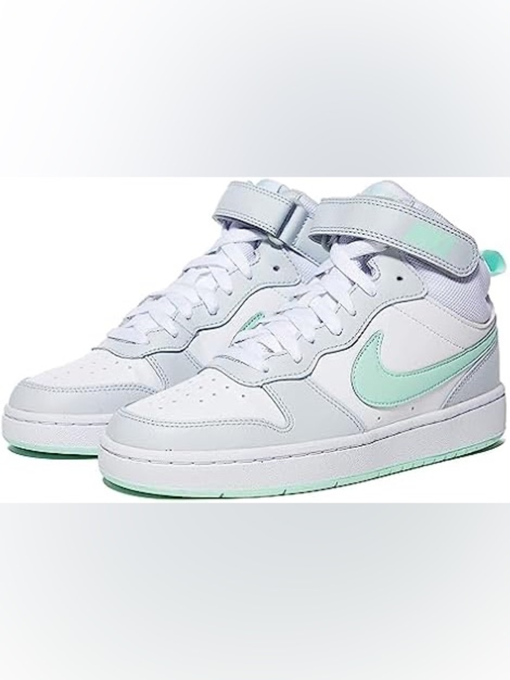 Nike Court Borough Mid 2
'Pure Platinum Mint Foam' Youth 5.5